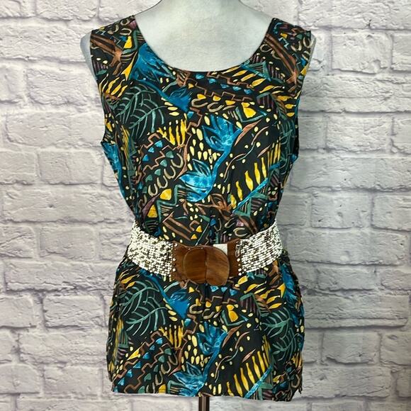 80’s Stunt silk blouse - Picture 1 of 8